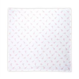 Scutec Pled Lorelli Muselina 80 x 80 Cm Floral Roz