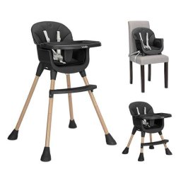 Scaun Inalt de Masa Lorelli Vanilla 3 in 1 de la 6 Luni pana la 6 Ani 26Kg Black