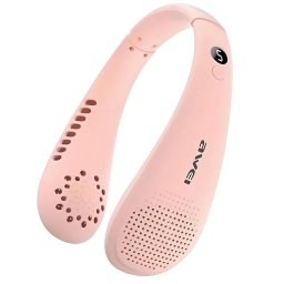 Ventilator de camera Awei F31, 1200 mAh, Autonomie 6h, USB-C, Roz