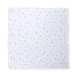 Scutec Pled Lorelli Muselina 80x80 Cm Aquatic Stars Alb