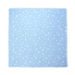 Scutec Pled Lorelli Muselina 80x80 Cm Aquatic Stars Albastru