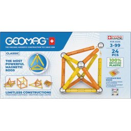 Set Constructie Geomag Classic Recycled Special 24 3+Ani