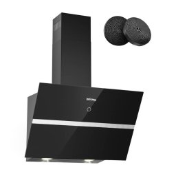 Hota Decorativa IsEasy TV1360D4-CC-I2 Touch Control Iluminare LED 60CM Negru