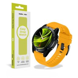 Accesoriu smartwatch Mobile Origin Easy Strap compatibila cu ceasurile Garmin, 26mm, Galben