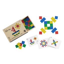 Set Educativ Edx Education Color Tiles cu Carduri de Activitati 5+ Ani