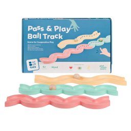 Joc de Cooperare BS Toys cu Traseu cu Bile Pass Play 4+ Ani