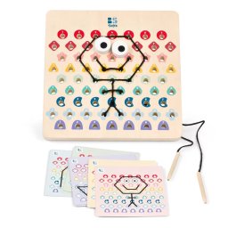 Joc BS Toys de Insirat cu Coduri de Culoare Thread Code 5+ Ani