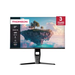 Monitor Gaming Thomson M27QG5Y14 IPS 27Inch QHD 180Hz 1Ms HDR10 Difuzoare Integrate 2x 2W Gri