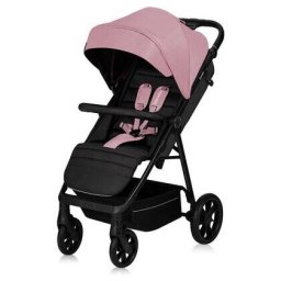 Carucior Sport Lionelo Mira Maner Reglabil in 5 Pozitii Spatar si Suport de Picioare Reglabile Plasa de Tantari si Suport Biberon Pana la 22kg +6luni Roz