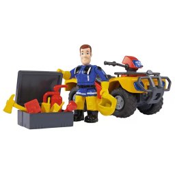Jucarie Simba ATV Fireman Sam Mercury Quad cu Figurina si Accesorii 3+ Ani
