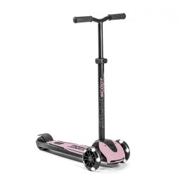 Trotineta Copii Scoot & Ride Highwaykick 5 LED (S00011) 5 Ani+ Max 80KG Rose