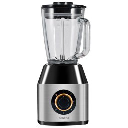 Blender de Masa Sencor S-SBL4872BK Recipient Sticla 1.5L 1250W Negru/Argintiu