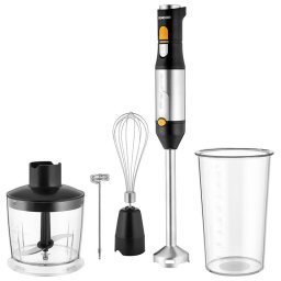 Blender de Mana Sencor S-SHB6302BK 4in1 Putere 1200W Negru/Argintiu