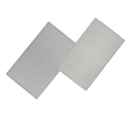 Set Cearceafuri cu Elastic Lionelo pentru Patuturi 120 x 60cm pentru Saltele de Max. 10cm H Bambus Ecologic Alb/Gri