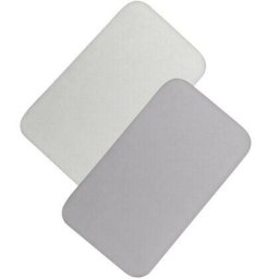 Set Cearceafuri cu Elastic Lionelo 80x42cm pentru Co-Sleepere pentru Saltele de Max. 10cm H Bambus Ecologic Alb/Gri