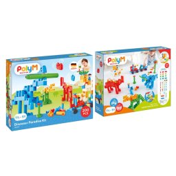 PolyM Kit De Jucarie HAPE Kit De Jucarie Paradisul Dinozaurilor (200 piese) Copii Varsta 18 luni+3 ani+ Multicolor