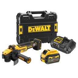 Polizor Unghiular DeWALT DCG409VST1-QW 18V 125MM cu Acumulator si Incarcator Valiza Transport Negru/Galben