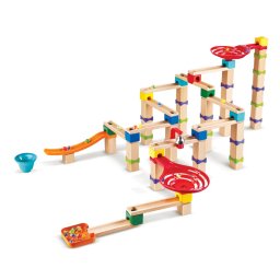 Jucarie Din Lemn HAPE Marble Run Tricks N Twists (129 Piese) Copii Varsta 3 Ani+6 Ani+8 Ani+ Multicolor