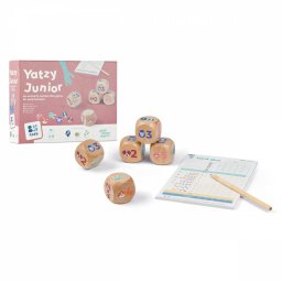 Yatzy Junior BS Toys Yatzy Junior Joc Cu Zaruri Din Lemn Copii Varsta 6+ ani Multicolor