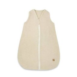 Sac de Dormit Qmini cu Fermoar de Iarna Muselina Dubla Fermoar 70cm 0-6luni Bej Cald
