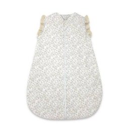 Sac de Dormit MimiNu Premium pentru Bebelusi de Iarna Bumbac Certificat Oeko Tex Standard 100 cu Dantela si Volan 70cm 3-12luni 2.5 Tog Meadow Natural