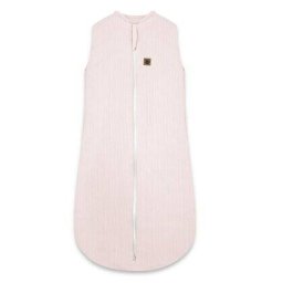 Sac de Dormit MimiNu Premium Bumbac Interlock Materiale Certificate Oeko Tex Standard 100 cu Fermoar 3-12luni 2.5 Tog Roz Pudrat