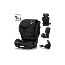 Scaun Auto Copii Lionelo Neal i-Size cu Isofix Spatar Reglabil in 4 Pozitii Tetiera in 10 Pozitii Suport Sticla Inclus 15-36KG 100-150CM Conform ECE R129 Negru