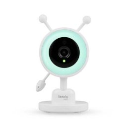 Video Monitor Lionelo Babyline 3.4 Ecran LCD de 3.5inch Raza de Actiune Pana la 300m Conectare 4 Camere Autonomie 8h Lampa RGB Cantece de Leagan Zoom 4x Mod Nocturn Alb