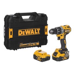 Masina de Gaurit si Insurubat DeWALT DCD791P2 18V XR 2 Viteze 2000RPM 2 Acumulatori 5Ah si Incarcator in Cutie Transport Negru/Galben