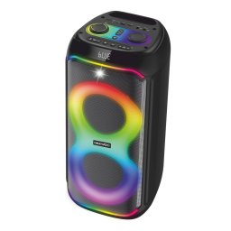 Boxa Portabila Daewoo SDA DPS60 RMS 60W Redare USB si Card Radio FM Telecomanda Microfon Wireless Lumini LED Mod Karaoke Negru