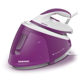 Statie de Calcat cu Abur Daewoo SDA DSS240 Capacitate Rezervor 1.8L Talpa Ceramica Jet Abur 240G/Min Sistem Anti-calcar Mod Eco Spatiu Depozitare Cablu Putere 2400W Alb/Violet
