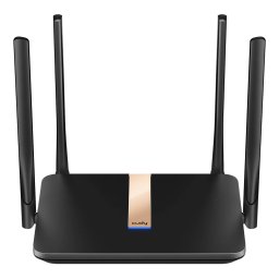 Router Wireless CUDY LT500D 4PSW AC1200 Wi-Fi Mesh 4G LTE Negru