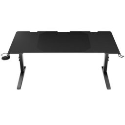 Birou Gaming Genesis Holm Modular 160 Reglabil pe Inaltime 70-90cm Iluminare RGB Negru