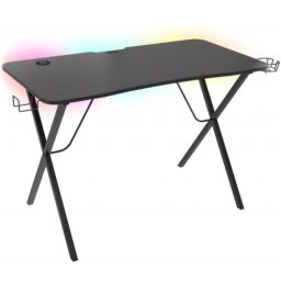 Birou Gaming Genesis Holm 200 Maxim 55kg Iluminare RGB Negru