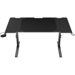 Birou Gaming Genesis Holm Modular 140 Reglabil pe Inaltime Iluminare RGB Negru