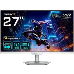 Monitor Gigabyte M27UP ICE 27inch UHD/FHD Gaming 160/320Hz SS-IPS-Panel Freesync Premium Alb