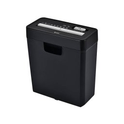 Distrugator de Documente Tracer Edgy Capacitate 6 Coli Strip Cut 6MM P-2 Volum Cos 10L Negru