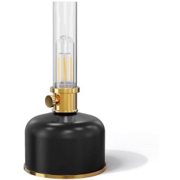 Lampa LED Retro Forever Light FLR-25 3000K 2W Baterie Reincarcabila USB-C Negru