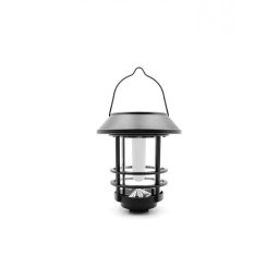 Lampa LED Forever Light FLS-40 cu Incarcare Solara Lumina 3000K 15 Lumeni IP44 Negru