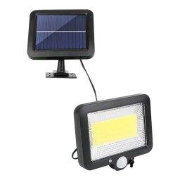 Proiector LED Forever Light Sunari FLS-06 Senzor de Miscare PIR Incarcare Solara 600 Lumeni IP65 Negru