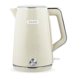 Fierbator Electric Apa Zass ZCK 12 Wave Edition Capacitate 1.7L Oprire Automata/Manuala Crem