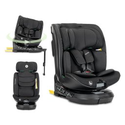 Scaun Auto Lorelli pentru Copii Solaris i-Size Isofix Picior de Sprijin Rotativ 360 40-150Cm 0 Luni-12 Ani Black