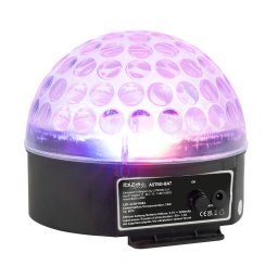 Glob cu Efecte Luminoase Ibiza Light ASTRO LED RGBA 4x3W Acumulator Negru