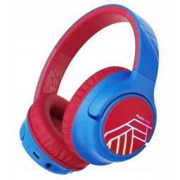 Casti PowerLocus Pentru Copii Wireless Bobo Kids Albastru/Rosu