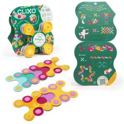 Joc Educativ Clixo Tiny Mighty Pasari tropicale 9 piese +4 ani