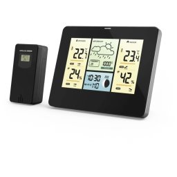 Statie Meteo Hama WLAN cu Aplicatie Senzor Exterior Negru