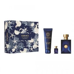 Set Versace Dylan Blue Barbati Apa de Toaleta 100ml + Gel de ds 10ml + Apa de Toaleta 5ml