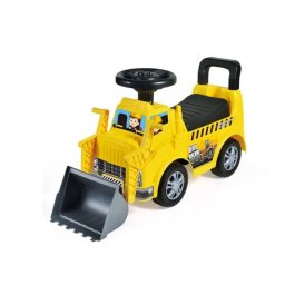 Excavator Copii Procart QX55061B fara Pedale Volan Muzical Cupa Frontala Galben