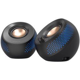 Boxe PC Creative 51MF1715AA000 Pebble X USB-C 2.0 Speakers Bluetooth 5.3 Iluminare RGB Aux Negru