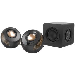 Boxe PC Creative 51MF0495AA000 Pebble X Plus USB-C 2.1 Speakers Bluetooth 5.3 Iluminare RGB Negru